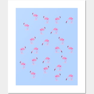 flamingos Posters and Art